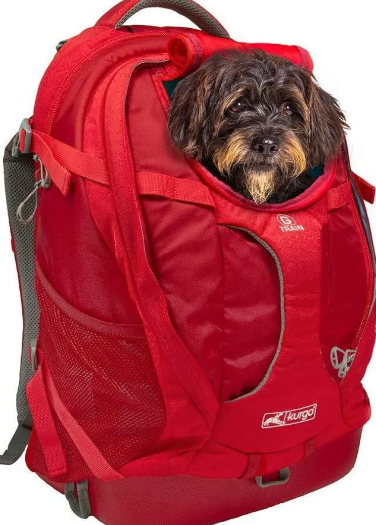 PETSAFE Sac à dos coloris rouge Kurgo G-Train