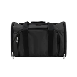 WOUAPY Sac de transport camping noir pour chien - 45 x 25 x 28 cm