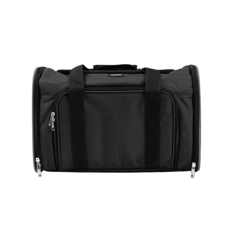 WOUAPY Sac de transport camping noir pour chien - 45 x 25 x 28 cm