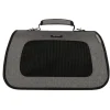 WOUAPY Sac de transport pliable pour chien coloris gris en nylon – 40 x 24 x 25 cm