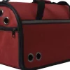 BOBBY Sac de transport pour chat ou petit chien coloris rouge Week-end - Taille M