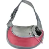 EUROPET Sac de transport pour petit chien et chat coloris bordeaux en nylon Sarah Crazy Paws – 25 x 15,5 x 43 cm