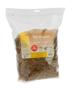 COMPAGNIE DES PET FOODS Sac de vers déshydratés pour oiseaux de la nature - 1 Kg