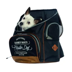 CROCI Sac Pack noir pour chien - taille M