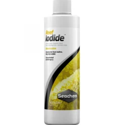 BLUE CORAL SEACHEM Reef Iodide - 250ml, Solution d'iodure pour rééquilibrage de l'eau
