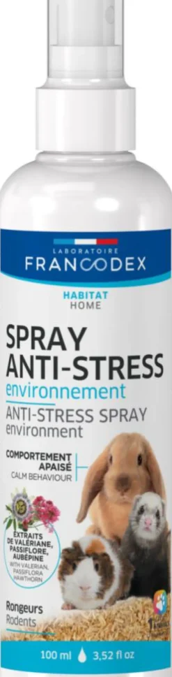 FRANCODEX Spray anti-stress pour rongeur environnement - 100 ml