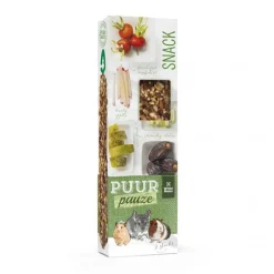 PUUR PAUZE Sticks puur poire et dattes pour rongeurs 110 g