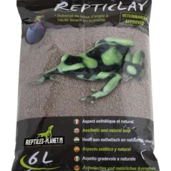 REPTILE PLANET Substrat pour terrarium tropical en argile naturelle coloris marron Repticlay - 6 L