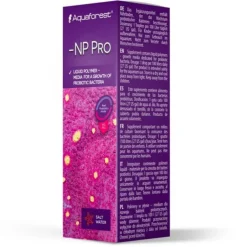 BLUE CORAL Supplément d'aquarium concentré en nutriments, AQUAFOREST NP Pro - contenance 10 ml