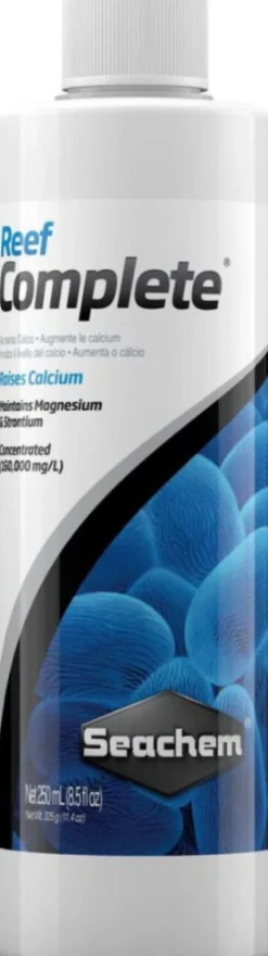 SEACHEM Supplément de calcium stable pour aquarium récifal Reef Complete - 250 ml
