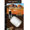 REPTILE PLANET Support de lampe pour terrarium en porcelaine coloris blanc Repti Socket