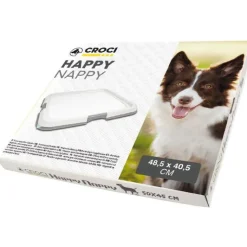 CROCI Support pour tapis hygiénique pour chien super nappy au charbon actif Crocy - 60 x 60 cm