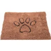 DGS Tapis marron à motif pattes L - 88 x 66 cm