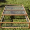 REPTILES PLANET Tortoise Park pour tortue enclos extérieur grillagé en bois Reptile Planet – 200 x 100 x 25 cm