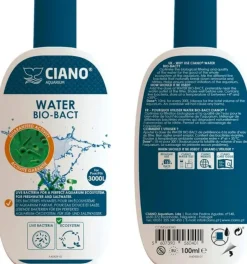 CIANO Traitement eau pour aquarium bio-bact, - 100ml