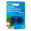 JBL Ventouses de fixation pour un thermomètre d'aquarium ou de terrarium en caoutchouc coloris noir – x 2