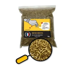 DISTRIGALLI Vers de farine déshydratés en sac - 1 kg