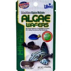 BLUE CORAL Wafers algues sans gluten, HIKARI AQUARIUM, modèle standard - contenance 82g